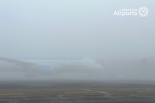 Тошкент аэропортида ҳаво кемалари қабул қилиш вақтинча чекланди