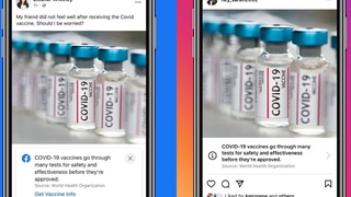 «Facebook» и «Instagram» начали помечать посты о вакцинах от Covid-19
