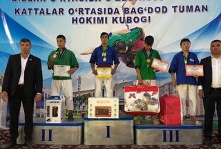 Белбоғли кураш: навбат ҳоким кубоги беллашувларига