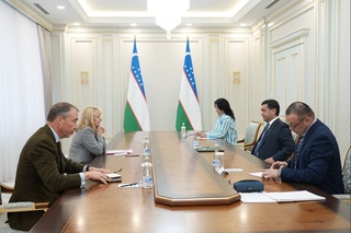 Baxtiyor Saidov Yevropa Ittifoqining Markaziy Osiyo boʻyicha maxsus vakili bilan uchrashdi