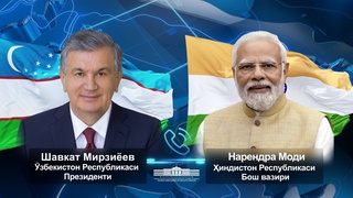 Ўзбекистон ва Ҳиндистон етакчилари стратегик шериклик муносабатларини янада ривожлантириш масалаларини муҳокама қилди