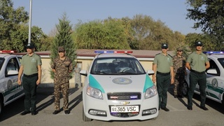 Тошкентда экополиция хизмати автомобиллари намойиш қилинди