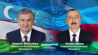 Өзбекстан мен Әзірбайжан Президенттері телефон арқылы сөйлесті