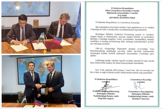 Ўзбекистон ва Лихтенштейн ўртасида дипломатик муносабатлар ўрнатилди