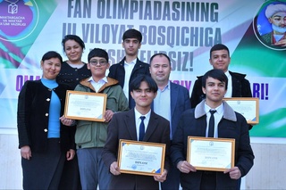 В Навоийской области названы победители этапа олимпиады по основным предметам среди учащихся школ и лицеев