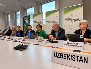 Женевада Өзбекстанның CITES COP20 өткериўге таярлығы таныстырылды