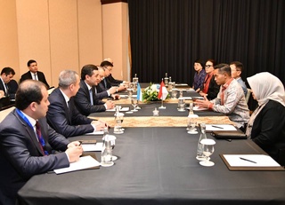 Ташқи ишлар вазири Индонезия Савдо-саноат палатаси раиси билан учрашди