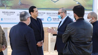 Навоий вилоятида «Masdar» компанияси томонидан фотоэлектрик станциясининг барпо этилиши ўрганилди
