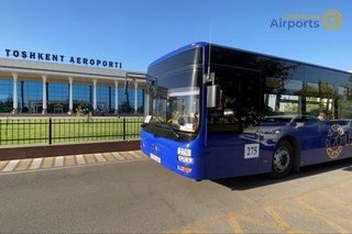 Тошкент аэропортида терминаллараро бепул автобус қатнови йўлга қўйилди