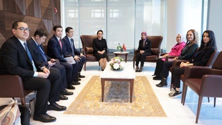 Сенат Төрайымы Түркияның Отбасы істері және әлеуметтік қамту жөніндегі министрімен кездесті