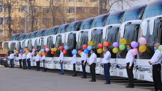 Навоийга янги автобуслар келтирилди