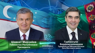 President of Uzbekistan congratulates the Chairman of the Halk Maslakhaty of the Milli Gengesh of Turkmenistan