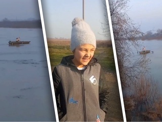 Daryodan suzib o'tib, maktab qatnagan qiz rag'batlantirildi