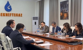 Состоялась встреча между представителями АО «Узбекнефтегаз» и одним из крупнейших коммерческих банков Казахстана «Halyk Bank»
