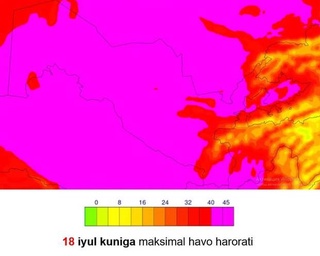 Emergency warning: abnormal heat up to +45 degrees is expected in Uzbekistan!
