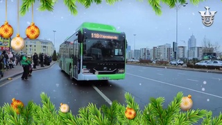 Yangi yil bayrami kuni avtobuslar harakati soat 01:00 gacha uzaytirildi