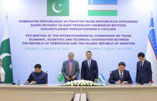 Toshkentda Oʻzbekiston-Pokiston Hukumatlararo komissiyasining yigʻilishi boʻlib oʻtdi