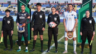 «Кызылкум» и «Шуртан» забили шесть мячей в матче с женщиной-судьей