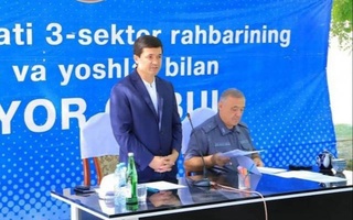 В Дустликском районе Джизакской области состоялся выездной прием