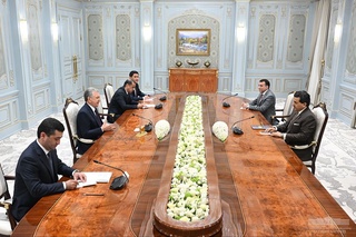 Ўзбекистон Президенти Қатар делегациясини қабул қилди