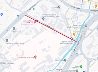 A section of Avliyo-ota Street in Tashkent will be closed for 10 days