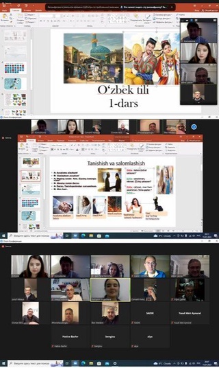 Стамбулда өзбек тілінің онлайн-курстарының алғашқы ашық сабағы өтті