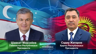 Қырғызстан Президенті Өзбекстан Президентін сайлаудағы жеңісімен құттықтады