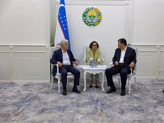 Shinjon -Uygʻur avtonom tumani Xalq hukumati raisi bilan uchrashuv boʻlib oʻtdi