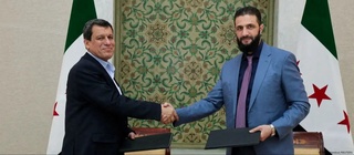 The new Syrian authorities have signed an agreement with the Kurds