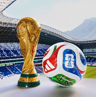 The official ball of the 2026 FIFA World Cup, "Trionda", is presented