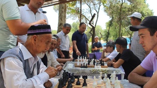 Шахматсевар ёшлар ва нуронийлар Гулистонда куч синашди