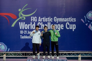 Узбекистанские гимнасты завоевали девять медалей на турнире World Challenge Cup в Ташкенте