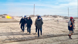 Moʻynoqda kuniga 220 ming kub metr gaz olinadigan yangi quduq ishga tushirildi