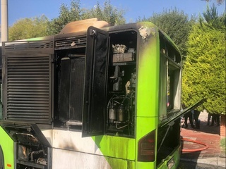 “Мерcедес-Бенз” русумли автобусда чиққан ёнғин тафсилотлари маълум қилинди