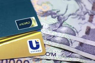 The volume of transfers via Uzcard and Humo in 2023 amounted to 224.3 trillion soums