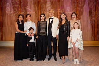 Саида Мирзиёева Самарқандда ташкил этилган Андреа Бочелли концертига борди