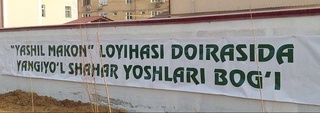 “Yoshlar bogʻi” barpo etildi