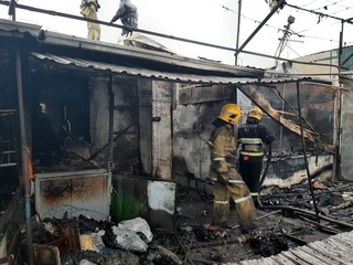 Яшнобод туманидаги «Янгиобод» бозорида ёнғин содир бўлди