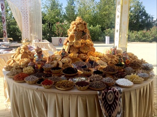 The National stand of Uzbekistan is presented in Turkmenistan