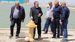 В Джизаке построили очистное сооружение «Узунбулок»