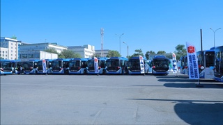 Buxoroga yana 25 ta zamonaviy avtobus olib kelindi