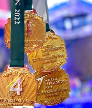 "Осиё таэквондо федерацияси президенти кубоги": Рашитовда навбатдаги олтин ва яна учта медаль