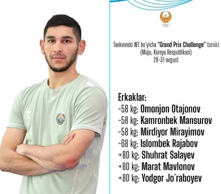 Таэквондисты Узбекистана отправились в Мужу на турнир «Grand Prix Challenge»