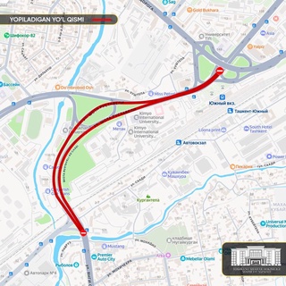 В Ташкенте перекроют часть улицы Шота Руставели из-за дорожно-ремонтных работ