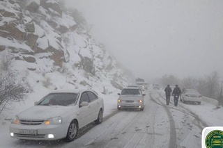 “Тахтиқорача” довонида ҳаракат вақтинча чекланди