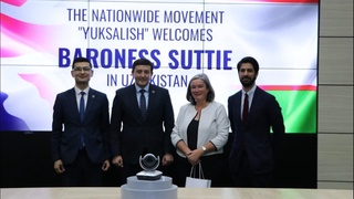 Бобур Бекмуродов Буюк Британия парламенти Лордлар палатаси аъзоси, баронесса Алисон Сатти билан учрашди