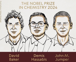 Нобелевскую премию по химии в 2024 года присудили за исследования структур белков