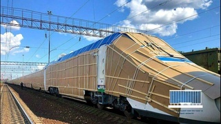 В Узбекистан отправили очередной электропоезд «Афросиаб» из России