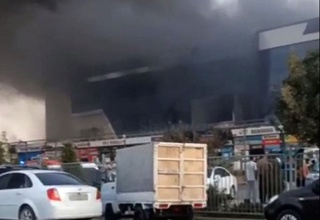 Шўрчидаги савдо марказида чиққан ёнғин тўлиқ бартараф этилди