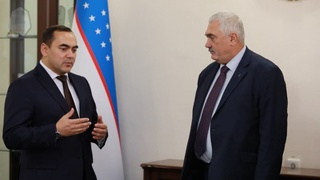 И.М.Губкин номидаги Россия давлат нефть ва газ университети ректори билан учрашув бўлиб ўтди